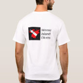 Elch-Insel-Taucher T-Shirt (Rückseite)