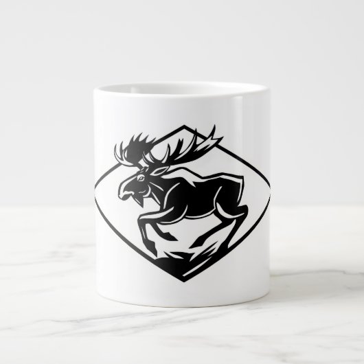Elch  Jumbo-Tasse (Vorderseite)