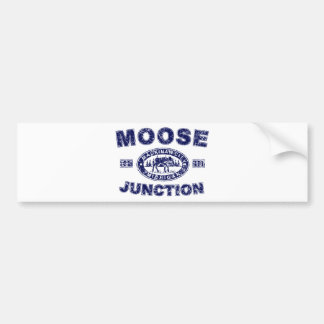 Elch-Junction-Distressed-[ Autoaufkleber