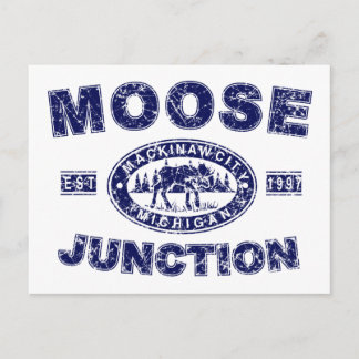Elch-Junction-Distressed-[ Postkarte