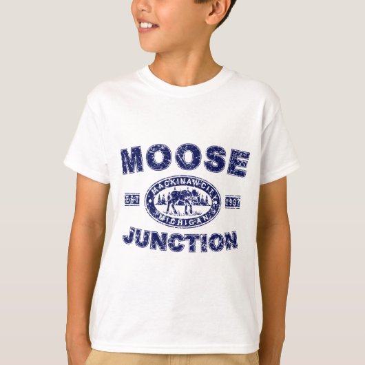 Elch-Junction-Distressed-[ T-Shirt (Vorderseite)