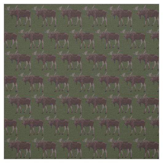 Elch-Kunst-Gewebe-Tier-Gewebe-Baumwolle oder Poly Stoff (Muster)