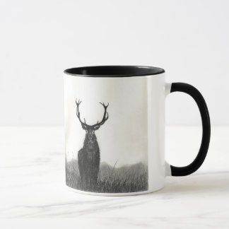 Elch-Kunst-wilde Tier-Kontrast-Kaffee-Tasse Tasse