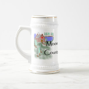 Elch-Land-Kabinen-Tasse Bierglas