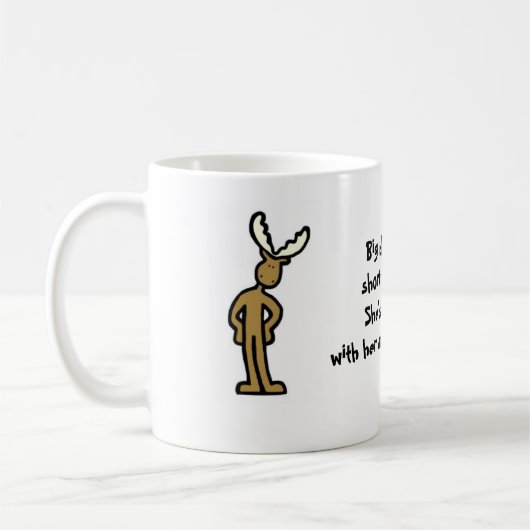 Elch-Lied. - Besonders angefertigt Kaffeetasse (Links)