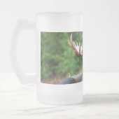 Elch Mattglas Bierglas (Links)