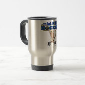 Elch-Minimilben-Hockey-T-Shirts und Geschenke Reisebecher (Vorderseite Links)