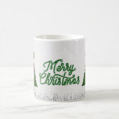 Elch mit Baum Kaffeetasse (Mittel)