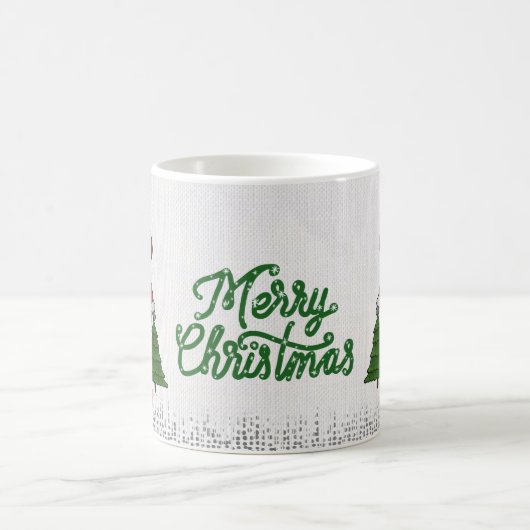 Elch mit Baum  Kaffeetasse (Mittel)