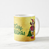 Elch mit Baum Kaffeetasse (VorderseiteRechts)