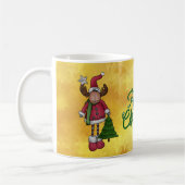 Elch mit Baum Kaffeetasse (Links)