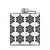 Elch mit Schneeflocken Flachmann (Rückseite)