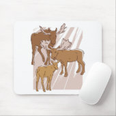Elch Mousepad (Mit Mouse)