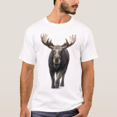 Elch nähert sich T-Shirt (Vorderseite)