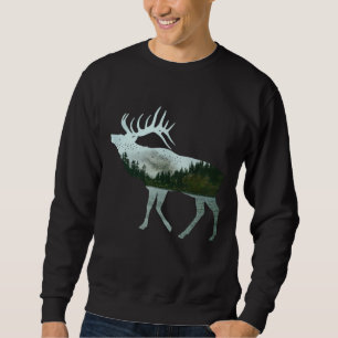ELCH NATUR LANDSCHAFT SKENERIE  SWEATSHIRT
