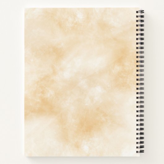 Elch - Notebook Notizblock (Rückseite)