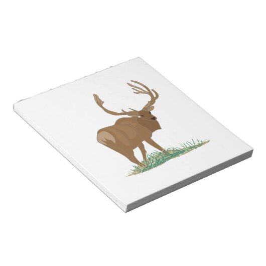 Elch Notizblock (angewinkelt)