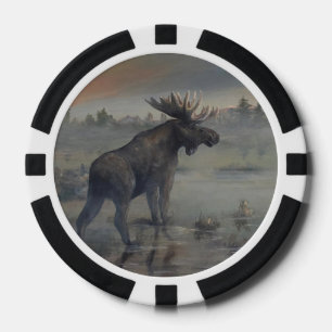 Elch-Pokerchip Pokerchips