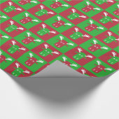 Elch-Pop-Kunstverpackungsgeschäftsbogen Geschenkpapier (Ecke)