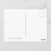 Elch Postcard Postkarte (Rückseite)