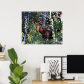 Elch Poster (Heimbüro)