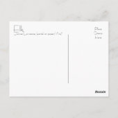 Elch Postkarte (Rückseite)