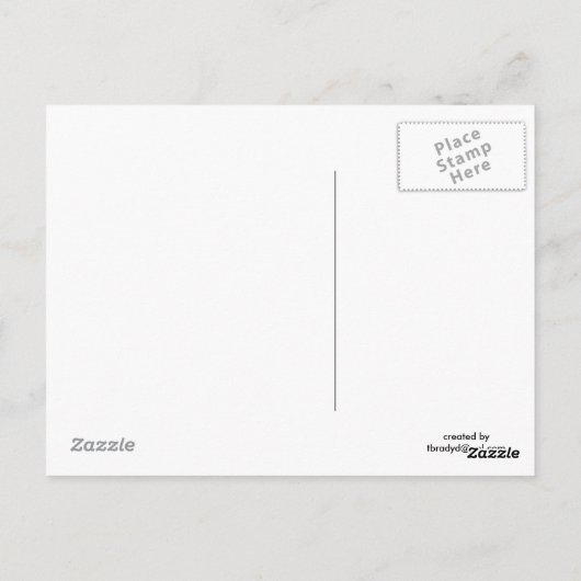 Elch Postkarte (Rückseite)