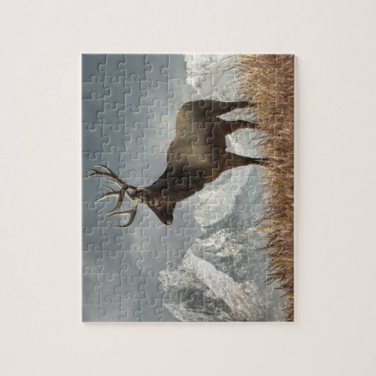 Elch Puzzle (Vertikal)