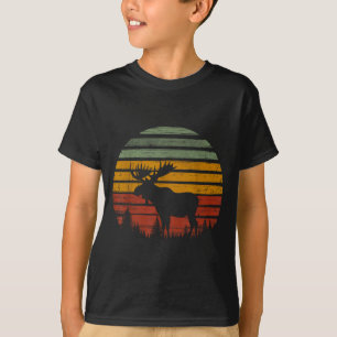 Elch Retro Vintage 80er Lustiges Elchliebhaber-Ges T-Shirt