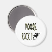 Elch Rock! Magnet (Vorderseite/Rückseite)