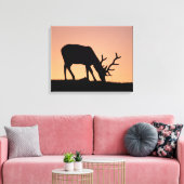 Elch | Rocky Mountains National Park, Colorado Leinwanddruck (Insitu (Wohnzimmer))