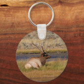 Elch Schlüsselanhänger (Vorderseite)