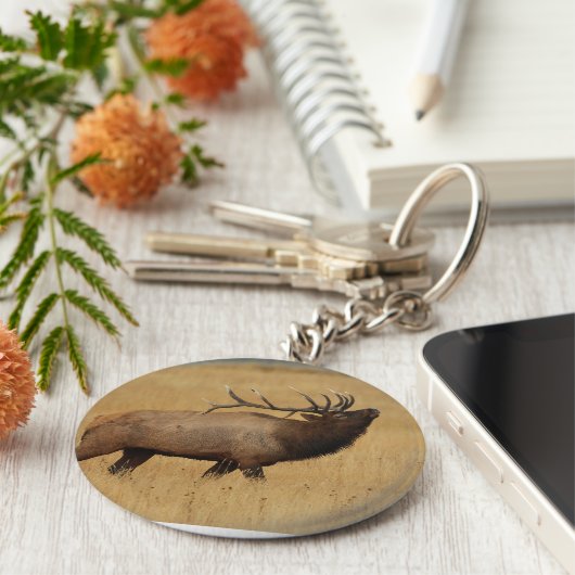 Elch Schlüsselanhänger (Seite)