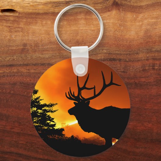 Elch Schlüsselanhänger (Vorderseite)