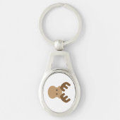 Elch Schlüsselanhänger (Vorderseite)