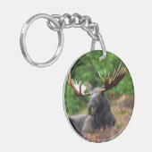 Elch Schlüsselanhänger (Vorderseite links)