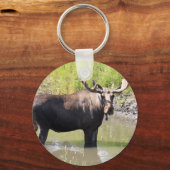 Elch Schlüsselanhänger (Vorderseite)