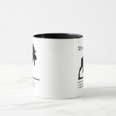 Elch, seine Was zum Abendessen Tasse (Zentrum)