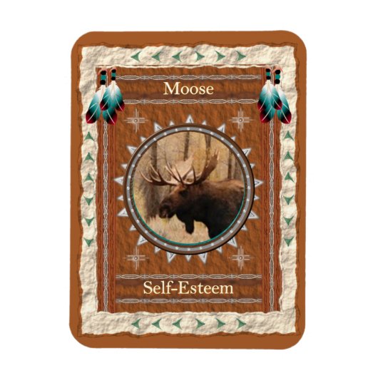 Elch Selbstwertschätzungs-Energie Magnet (Vertikal)
