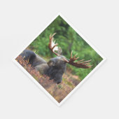 Elch Serviette (Ecke)