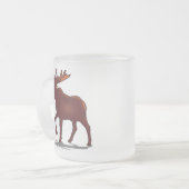 Elch-Shirts und Geschenke 129 Mattglastasse (Vorderseite Links)