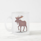 Elch-Shirts und Geschenke 129 Mattglastasse (Links)