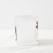 Elch-Shirts und Geschenke 129 Mattglastasse (Mittel)