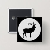 Elch-Silhouette Button (Vorne & Hinten)