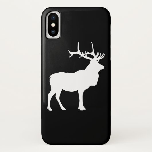 Elch-Silhouette Case-Mate iPhone Hülle (Rückseite)
