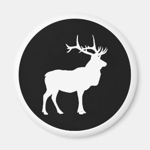 Elch-Silhouette Magnet