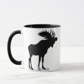 Elch-Silhouette Tasse (Links)