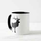 Elch-Silhouette Tasse (Vorderseite Links)
