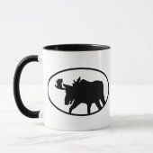 Elch-Silhouette Tasse (Links)