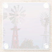 Elch-Stadt, Oklahoma, Außenansicht Glasuntersetzer (Rückseite)